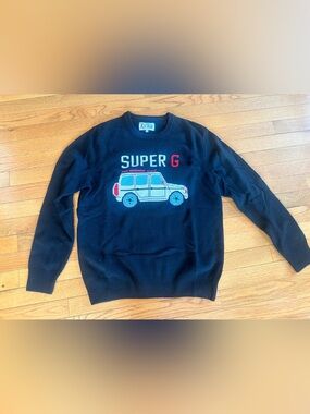 MC2 st Barth ski Super G Crewneck Sweater with Car Motif